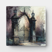 Das Design der gotischen Friedhof Gate Serie 12 Fotoplatte (Vorderseite)