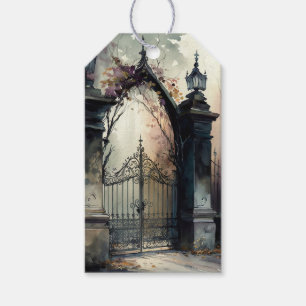 Das Design der gotischen Friedhof Gate Serie 12 Geschenkanhänger