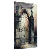 Das Design der gotischen Friedhof Gate Serie 12 Klemmbrett (Rechts)