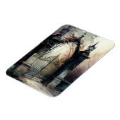 Das Design der gotischen Friedhof Gate Serie 12 Magnet (Linke Seite)
