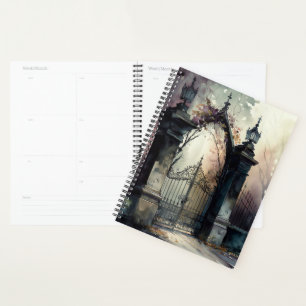 Das Design der gotischen Friedhof Gate Serie 12 Planer