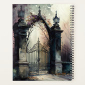 Das Design der gotischen Friedhof Gate Serie 12 Planer (Rückseite)