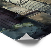 Das Design der gotischen Friedhof Gate Serie 12 Poster (Ecke)