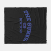 Das Design der Gunks-Uni-Rock-Kletterbereiche Fleecedecke (Vorderseite (Horizontal))