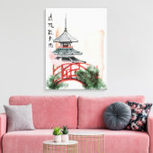 Das Design der Okinawa-Serie 10 Leinwanddruck (Insitu (Wohnzimmer))