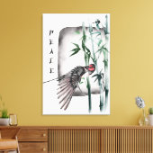 Das Design der Okinawa-Serie 11 Leinwanddruck (Insitu (Wohnzimmer))