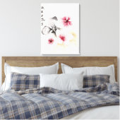 Das Design der Okinawa-Serie 13 Leinwanddruck (Insitu (Schlafzimmer))