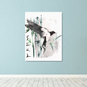 Das Design der Okinawa-Serie 14 Leinwanddruck (Insitu (Holzboden))