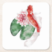 Das Design der Okinawa-Serie 29 Rechteckiger Pappuntersetzer (Vorderseite)