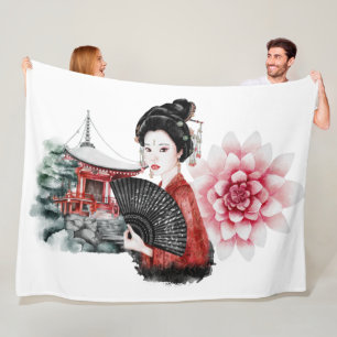 Das Design der Okinawa-Serie 36 Fleecedecke