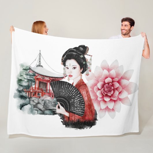 Das Design der Okinawa-Serie 36 Fleecedecke (Beispiel)