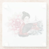 Das Design der Okinawa-Serie 36 Glasuntersetzer (Rückseite)