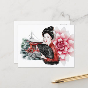 Das Design der Okinawa-Serie 36 Postkarte