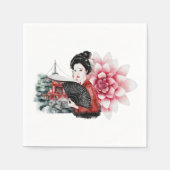 Das Design der Okinawa-Serie 36 Serviette (Vorderseite)