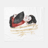 Das Design der Okinawa-Serie 39 Fleecedecke (Vorderseite (Horizontal))