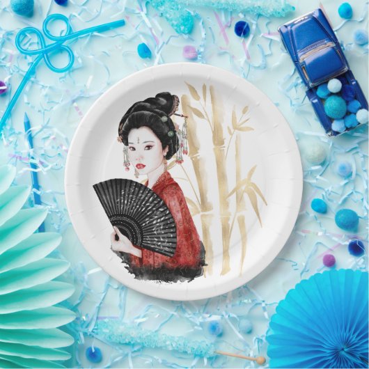 Das Design der Okinawa-Serie 39 Pappteller (Party)