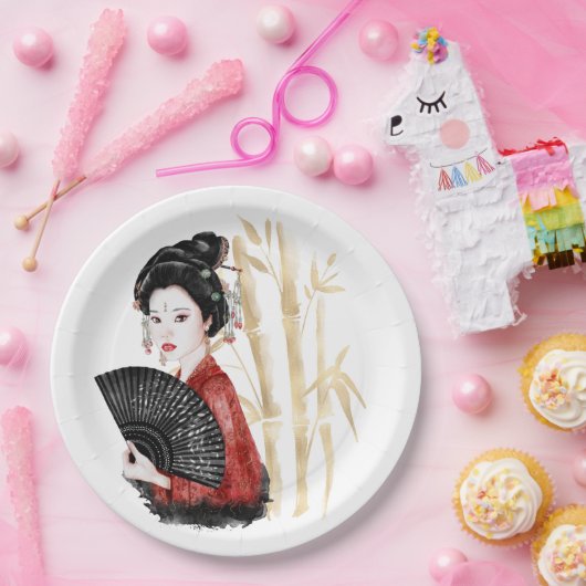 Das Design der Okinawa-Serie 39 Pappteller (Party)