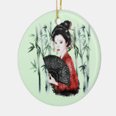 Das Design der Okinawa-Serie 40 Keramik Ornament (Links)