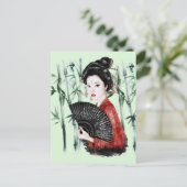 Das Design der Okinawa-Serie 40 Postkarte (Stehend Vorderseite)