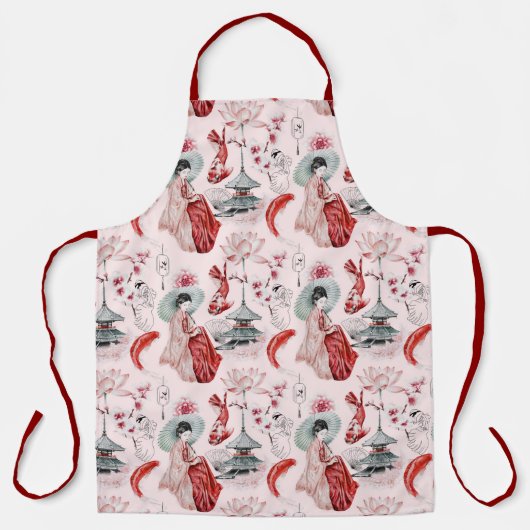 Das Design der Okinawa-Serie 5 Schürze (Vorderseite)