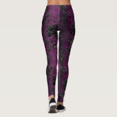 Das Design der schwarzen Velours-Serie 10 Leggings (Rückseite)