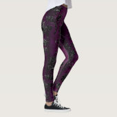 Das Design der schwarzen Velours-Serie 10 Leggings (Rechts)