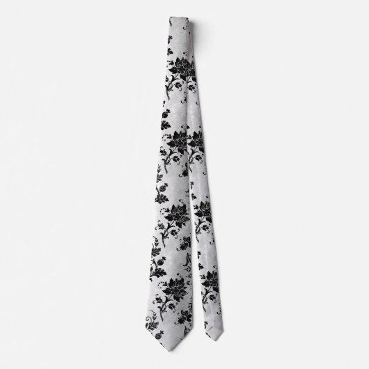 Das Design der schwarzen Velours-Serie 11 Krawatte (Vorderseite)