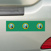Das Design der Staatsflagge in Washington Autoaufkleber (Auf Auto)