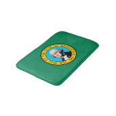 Das Design der Staatsflagge in Washington Badematte (Schrägansicht)