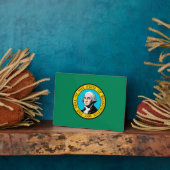 Das Design der Staatsflagge in Washington Fotoplatte (Seite)