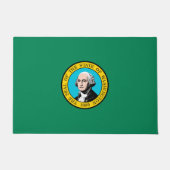 Das Design der Staatsflagge in Washington Fußmatte (Vorderseite)
