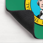 Das Design der Staatsflagge in Washington Mousepad (Ecke)