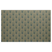 Das Design des Designs ist in Gold und Grün gehalt Stoff (Fat Quarter (45,7 x 55,9 cm))