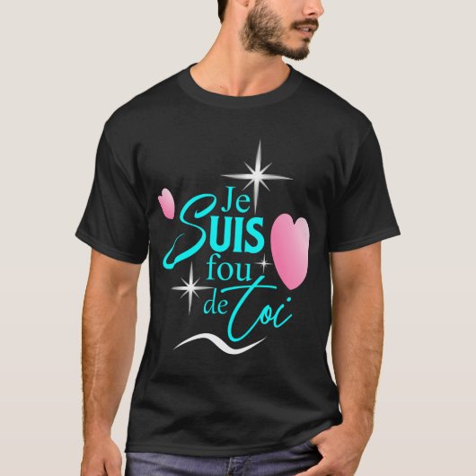 Das Design des französischen Valentins T-Shirt (Vorderseite)