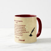 Das Design des glücklichen Vaters Tasse (VorderseiteRechts)