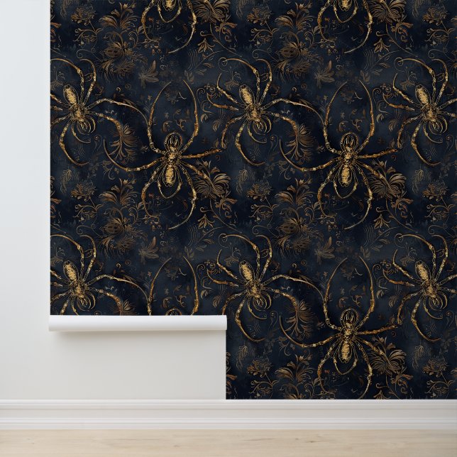 Das Design des "Golden Spider Insect"-Designs Tapete (Anwendung)