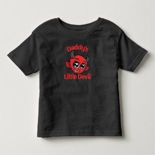 Das Design des kleinen bösen Cartoon des niedliche Kleinkind T-shirt