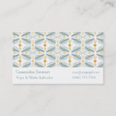 Das Design des Musters wird von Hand gezeichnet. G Visitenkarte (Vorderseite)