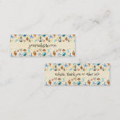 Das Design des nautischen Ozeans Mini Visitenkarte (Vorne/Hinten)