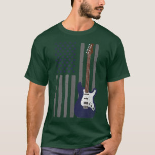 Das Design des Patriotischen Gitarristen der US-Fl T-Shirt