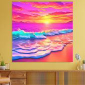 Das Design des Sonnenuntergangs Leinwanddruck (Insitu (Wohnzimmer))