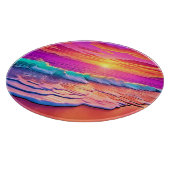 Das Design des Sonnenuntergangs Schneidebrett (Ecke)