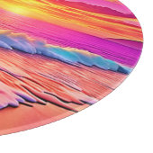 Das Design des Sonnenuntergangs Schneidebrett (Ecke)