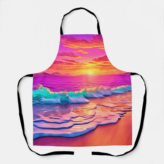 Das Design des Sonnenuntergangs Schürze (Vorderseite)