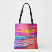 Das Design des Sonnenuntergangs Tasche (Vorderseite)