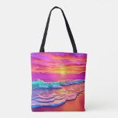 Das Design des Sonnenuntergangs Tasche (Rückseite)