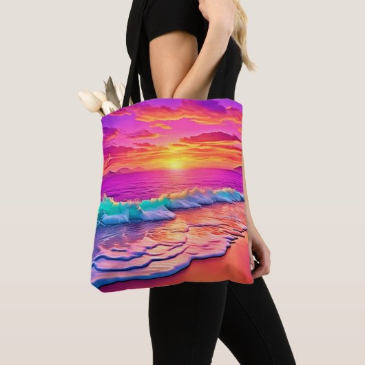 Das Design des Sonnenuntergangs Tasche (Von Nahem)