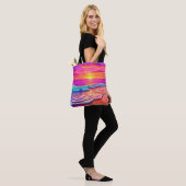 Das Design des Sonnenuntergangs Tasche (Am Model)