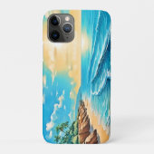 Das Design des Sunlit Beach Waves Case-Mate iPhone Hülle (Rückseite)