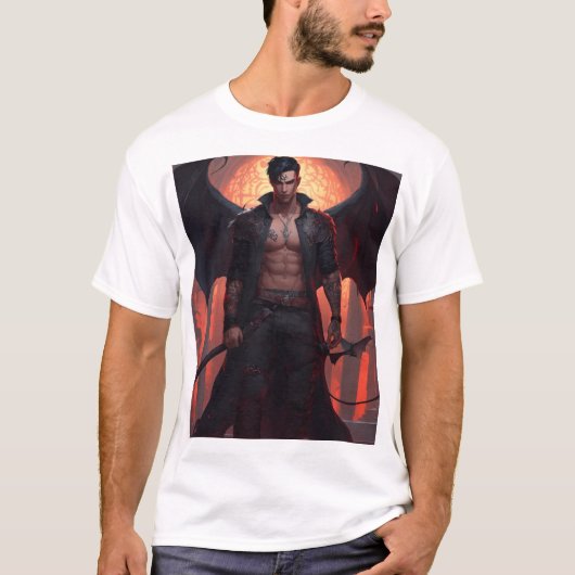 Das Design des T - Shirt des Teufelsangels (Vorderseite)